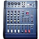 Mixer audio profesional cu amplificare putere 2x250 W 4 canale 16 efecte egalizator 5 benzi Mixer audio profesional cu amplificare putere 2x250 W 4 canale 16 efecte egalizator 5 benzi