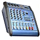 Mixer audio profesional cu amplificare putere 2x250 W 4 canale 16 efecte egalizator 5 benzi Mixer audio profesional cu amplificare putere 2x250 W 4 canale 16 efecte egalizator 5 benzi