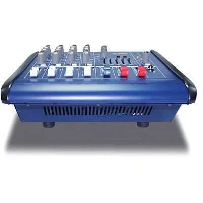 Mixer audio profesional cu amplificare putere 2x250 W 4 canale 16 efecte egalizator 5 benzi Mixer audio profesional cu amplificare putere 2x250 W 4 canale 16 efecte egalizator 5 benzi