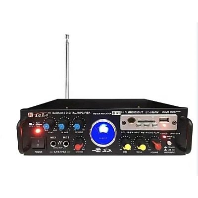 Amplificator karaoke profesional tip statie BT 339FM 160 w Amplificator karaoke profesional tip statie BT 339FM 160 w