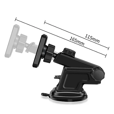 Suport auto CF-202 pentru telefon cu ventuza si prindere magnetica Suport auto CF-202 pentru telefon cu ventuza si prindere magnetica