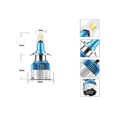 Set 2 Lampi LED AUTO Mi2 H1 6500k 3000 lumeni 50W Set 2 Lampi LED AUTO Mi2 H1 6500k 3000 lumeni 50W