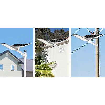 Lampa stradala 300W 6 CASETE Cu Panou Solar si Telecomanda Lampa stradala 300W 6 CASETE Cu Panou Solar si Telecomanda