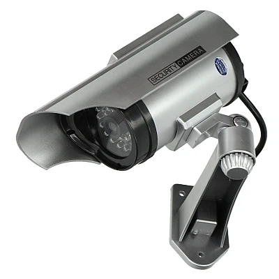 Camera de supraveghere falsa montaj interior/exterior solara si pe baterii Camera de supraveghere falsa montaj interior/exterior solara si pe baterii