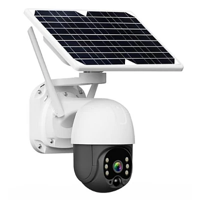 Camera de supraveghere Wifi cu Panou Solar Atasat si Senzor de Miscare alert PTZ Camera de supraveghere Wifi cu Panou Solar Atasat si Senzor de Miscare alert PTZ