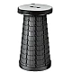 Scaun rotund portabil extensibil cu pliere telescopica pentru camping Negru/Rosu Scaun rotund portabil extensibil cu pliere telescopica pentru camping Negru/Rosu
