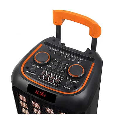 Boxa profesionala portabila cu Bluetooth NDR 1098 de 8 inch x 2 600w Boxa profesionala portabila cu Bluetooth NDR 1098 de 8 inch x 2 600w