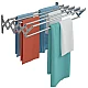 Uscator rufe din aluminiu retractabil cu prindere in perete si 5 bare Uscator rufe din aluminiu retractabil cu prindere in perete si 5 bare