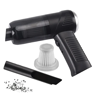 Mini aspirator LT 008 portabil 2 in 1 negru Mini aspirator LT 008 portabil 2 in 1 negru