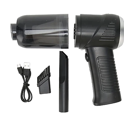 Mini aspirator LT 008 portabil 2 in 1 negru Mini aspirator LT 008 portabil 2 in 1 negru