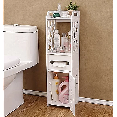 Organizator pentru baie sau camera alb cu 4 compartimente Organizator pentru baie sau camera alb cu 4 compartimente