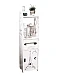 Organizator pentru baie sau camera alb cu 4 compartimente Organizator pentru baie sau camera alb cu 4 compartimente
