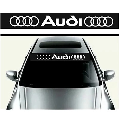 Stiker parasolar auto sau haion/parbriz AUDI 125 X 15 cm Stiker parasolar auto sau haion/parbriz AUDI 125 X 15 cm