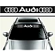 Stiker parasolar auto sau haion/parbriz AUDI 125 X 15 cm Stiker parasolar auto sau haion/parbriz AUDI 125 X 15 cm