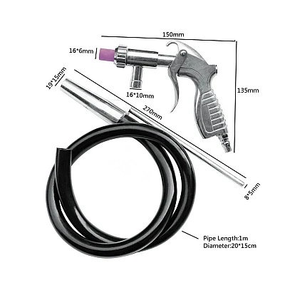 Pistol de sablat cu furtun de absortie si duza PSQ-12 Pistol de sablat cu furtun de absortie si duza PSQ-12