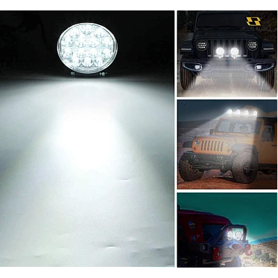 Set 2 Proiectoare LED TP-1642 auto offroad 42W 12V-24V 3520 lumeni ROTUNDE Set 2 Proiectoare LED TP-1642 auto offroad 42W 12V-24V 3520 lumeni ROTUNDE