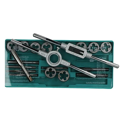 Trusa 20 piese filiere M3-M12 si tarozi 3-12mm Trusa 20 piese filiere M3-M12 si tarozi 3-12mm