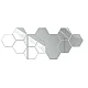 Set 12 Oglinzi Design Hexagon MARI 20x23 - Oglinzi Decorative Acrilice Cristal - Diamant - Fagure 12 bucati/set TA Set 12 Oglinzi Design Hexagon MARI 20x23 - Oglinzi Decorative Acrilice Cristal - Diamant - Fagure 12 bucati/set TA