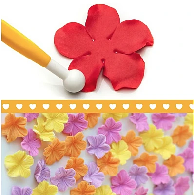 Set 9 ustensile modelatoare pentru fondant Set 9 ustensile modelatoare pentru fondant
