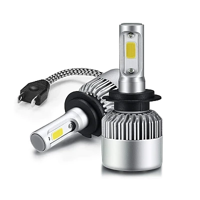 Set 2 becuri LED auto R6 H1/H8 putere 80W - 8000 Lumeni temperatura 6500k Set 2 becuri LED auto R6 H1/H8 putere 80W - 8000 Lumeni temperatura 6500k