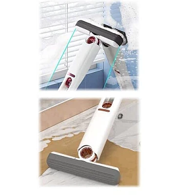 Mini Mop Portabil Pentru Diferite Suprafete Si Geamuri cu Sistem Autostoarcere OFF Mini Mop Portabil Pentru Diferite Suprafete Si Geamuri cu Sistem Autostoarcere OFF