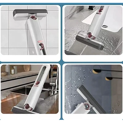 Mini Mop Portabil Pentru Diferite Suprafete Si Geamuri cu Sistem Autostoarcere OFF Mini Mop Portabil Pentru Diferite Suprafete Si Geamuri cu Sistem Autostoarcere OFF