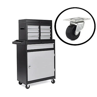 Set 4 Roti 40mm NEGRE Pivotante NEGRE ROTILE culoarea Negru Set 4 Roti 40mm NEGRE Pivotante NEGRE ROTILE culoarea Negru
