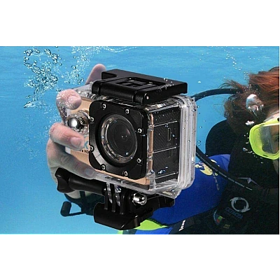 Camera Sport 4K HD GOLD Carcasa rezistenta la Apa Camera Sport 4K HD GOLD Carcasa rezistenta la Apa