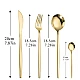 Set de 24 piese tacamuri in stil portughez- culoare Alb si auriu Set de 24 piese tacamuri in stil portughez- culoare Alb si auriu