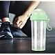 Pahar dublu 600 ml cu 2 paie VERDE Pahar dublu 600 ml cu 2 paie VERDE