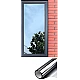 Folie reflexiva pentru geamuri interioare NEAGRA 60X300 LY Folie reflexiva pentru geamuri interioare NEAGRA 60X300 LY