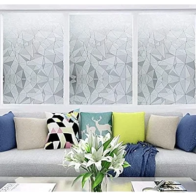 Folie geam cu efecte geometrice 45 cm x 300 cm Folie geam cu efecte geometrice 45 cm x 300 cm