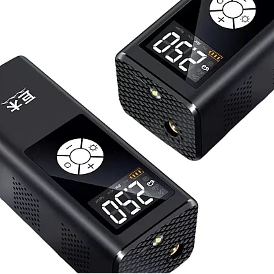 Compresor de aer digital JM 8803 portabil cu lanterna Compresor de aer digital JM 8803 portabil cu lanterna