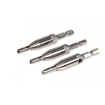 Set 3 Burghie cu Zencuitor si Limitator pentru Balamale Set 3 Burghie cu Zencuitor si Limitator pentru Balamale