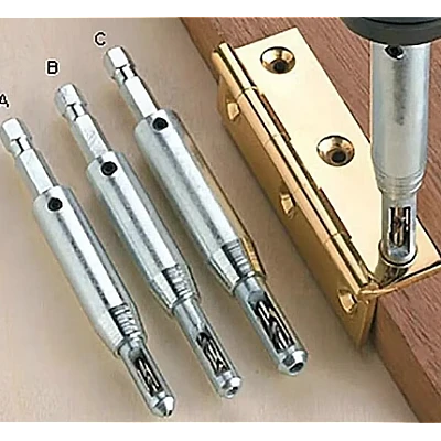 Set 3 Burghie cu Zencuitor si Limitator pentru Balamale Set 3 Burghie cu Zencuitor si Limitator pentru Balamale