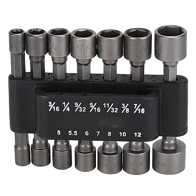 Set 14 adaptoare tip bit cu chei tubulare hexagonale 5-12