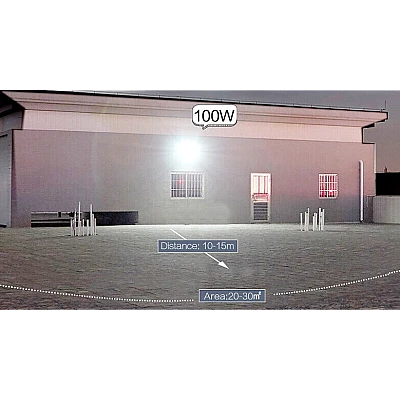 Proiector led 100w IP66, 220v, negru Proiector led 100w IP66, 220v, negru
