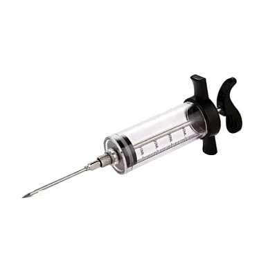 Injector de sosuri tip SERINGA pentru carne cu o capacitate de 30 ml Injector de sosuri tip SERINGA pentru carne cu o capacitate de 30 ml
