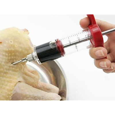 Injector de sosuri tip SERINGA pentru carne cu o capacitate de 30 ml Injector de sosuri tip SERINGA pentru carne cu o capacitate de 30 ml