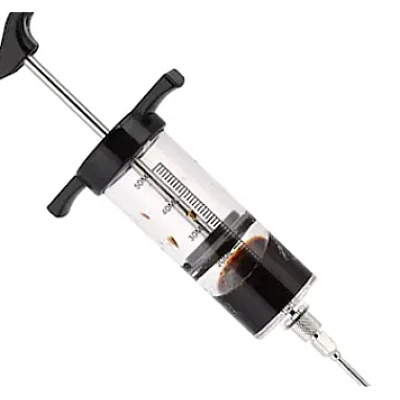 Injector de sosuri tip SERINGA pentru carne cu o capacitate de 30 ml Injector de sosuri tip SERINGA pentru carne cu o capacitate de 30 ml
