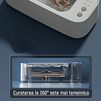 Aparat de curatat multifunctional cu ultrasunete Putere 15W Frecventa vibratii 45000HZ Aparat de curatat multifunctional cu ultrasunete Putere 15W Frecventa vibratii 45000HZ