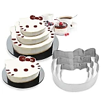 Set 3 forme pentru tort model Hello Kitty