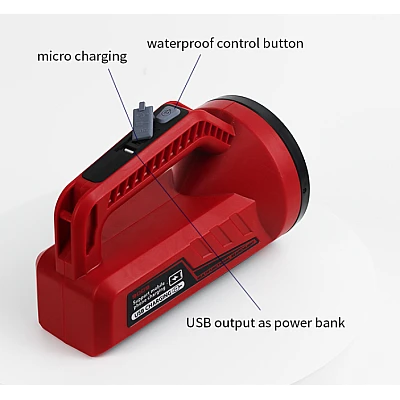 Lanterna de mana multifunctionala 9009 cu incarcare USB si functie de Power Bank Lanterna de mana multifunctionala 9009 cu incarcare USB si functie de Power Bank