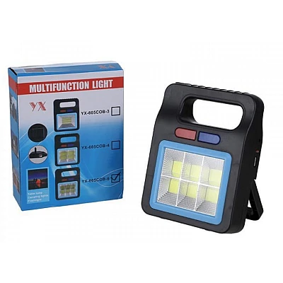 Lanterna cu incarcare solara pentru camping YX 605COB 6 cu maner 1 W LED COB Lanterna cu incarcare solara pentru camping YX 605COB 6 cu maner 1 W LED COB