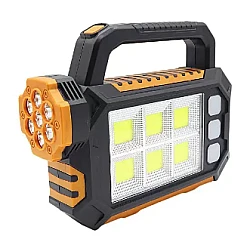 Lanterna solara HS-8029-7-B multifunctionala  cu 3 surse de lumin COB