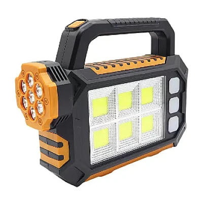Lanterna solara HS-8029-7-B multifunctionala cu 3 surse de lumin COB Lanterna solara HS-8029-7-B multifunctionala cu 3 surse de lumin COB