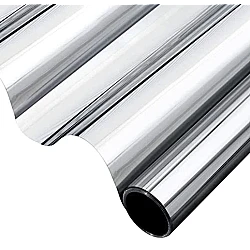 Folie Oglinda Reflexiva pentru Geamuri Interioare Protectie Solara UV 60x300cm