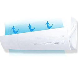 Deflector universal pentru aerul conditionat, Reglabil 52-90cm