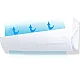 Deflector universal pentru aerul conditionat, Reglabil 52-90cm