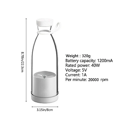 Mini blender portabil cu încarcare USB Mini blender portabil cu încarcare USB